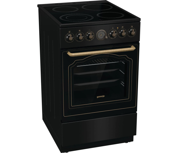 GORENJE GECS5B70CLB, Retro, AirFry, AquaClean, Chłodne Drzwi, 50cm - 1256604 - zdjęcie